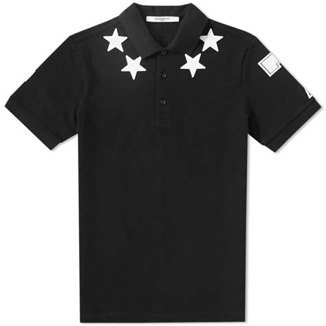 givenchy white polo stars|givenchy t shirts black and white.